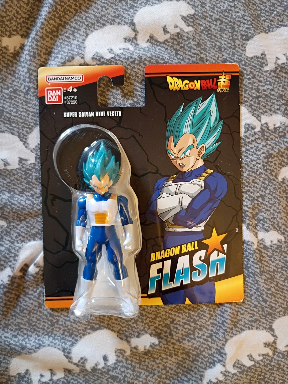 DRAGON BALL FLASH SUPER SAIYAN BLUE VEGETA ACTION FIGURE